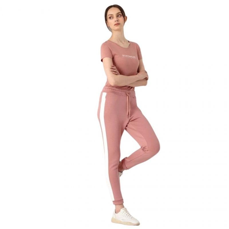 Pantalon de survêtement femme 4F coupe ajustée anti frottement pour le sport