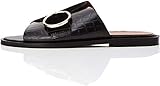  find. Buckle Leather Crocodile Peeptoe Sandalen Schwarz Black Croc Mix), 38 EU