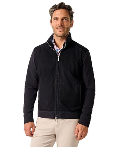 johnnie-O Agnelli Suede Mixed Media Jacket