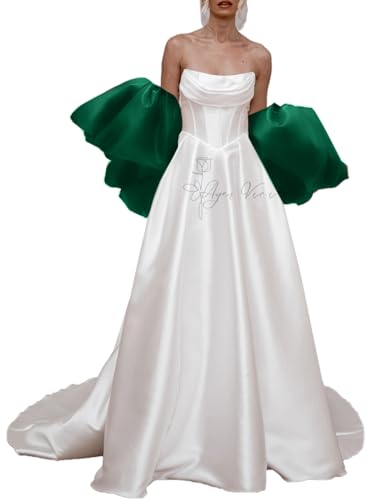 Unique Satin Removable Shawl Cape with Puff Sleeves for Women’s Dresses, Easy Ware Cover Tops Perfect for Bridal, Evening, or Casual Looks