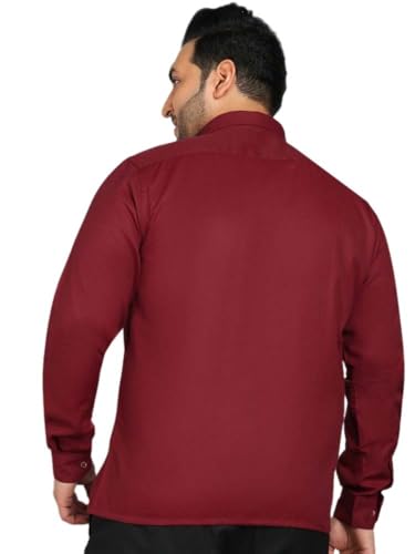Image of ELYYORK Shirt for Men Plus Size||Shirt for Men Plus Size 4XL||6XL Shirts for Men Plus Size||Plus Shirts for Men||Plus Size Shirts for Men Full Sleeve|| Formal Shirt for Men||CB-PLS-01