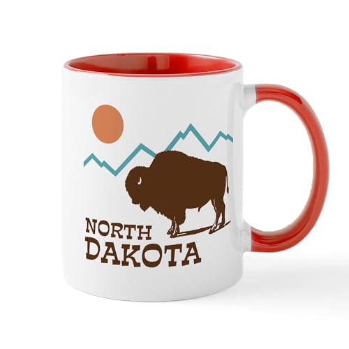CafePress North Dakota Mug 11 oz (325 ml) Ceramic Coffee Mug