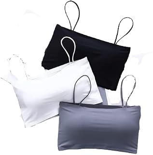 Qufrozy Women's Nylon Blend Lightly Padded Bra Combo (Pack of 3) Free Size (28-34) Multi-17 Price In India