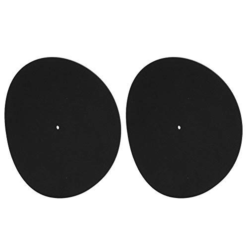 Record Mat,Ymiko 2 Pack Turntable Platter Mat Felt Anti-Static Vinyl Slipmat For Lp Record Players 3Mm #TOP6