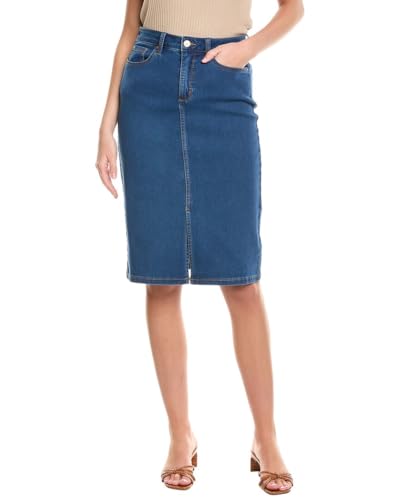 Jones New York Women's Stretch Denim Pencil Skirt
