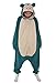 Relaxo Kostüm Snorlax Onesie Jumpsuit Tier Relax Kostuem Damen Herren Pyjama Fasching Halloween Schlafanzug Cosplay Erwachsene Karneval Einteiler Smile XL