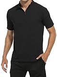 【Cuidado y tamaño de la ropa】 Las camisetas con cremallera para hombre son lavables a máquina, puedes lavarlas y secarlas. Para un ajuste más preciso posible, recomendamos consultar la tabla de tallas o el tamaño y el peso del modelo antes de realizar el pedido.