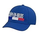 Crépy-en-Valois France Flag Design French City Pride Adjustable Printed Baseball Hat, Royal Blue