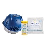 FROG @Ease Floating System for Hot Tubs - Quick & Easy Self-Regulating Hot Tub Sanitizer - Hot Tub Maintenance System with Sanitizing Minerals & SmartChlor Technology