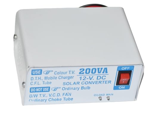 Image of 200 watt 12v DC to AC converter for TV, LED, Fan, DTH with double socket output