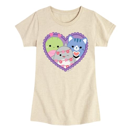 Squishmallows - Squish Heart - Youth Girls Short Sleeve T-Shirt