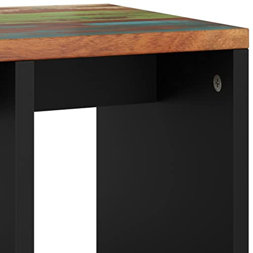 Petite table d'appoint pratique en bois massif pour petits espaces et studios - 8