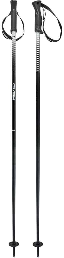 HEAD Frontside Black Grey, Bastoni da Sci Unisex Adulto