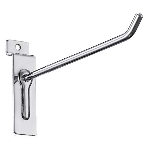 Polmart 4" Heavy Duty Slatwall Panel Hooks - Pack Of 96 (4-Inch) #TOP3