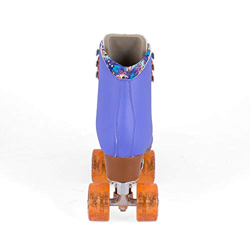 Moxi Beach Bunny Roller Skates - Fashionable Womens Roller Skates | Periwinkle Sunset | Size 1