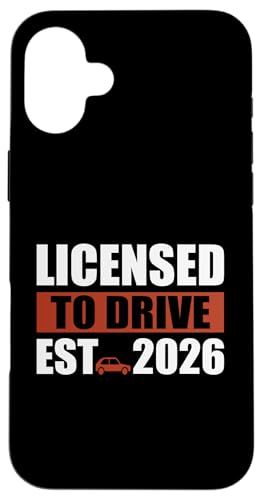 Nuevo Driver 2026 Licenciado para Conducir Niños Licencia Masculina Conductores Carcasa para iPhone 16 Plus