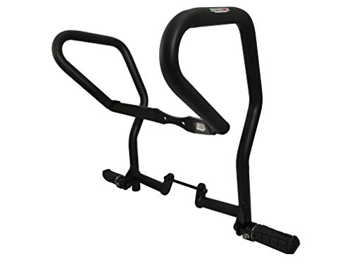 PROTETOR DE MOTOR E CARENAGEM COM PEDALEIRAS PRETO BROS 160