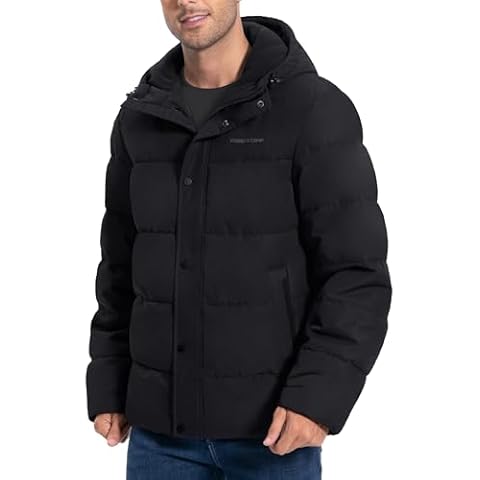Pioneer Camp Men's Winter Puffer Jacket Cover