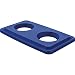 AmazonBasics Can/Bottle Recycling Lid for 23 Gallon Commercial Slim Trash Can, Blue, 4-Pack