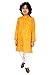 Vesham Cotton Silk Kurta Pajama Set For Boys Kids | Yellow Kurta Payjama 7-8 Years