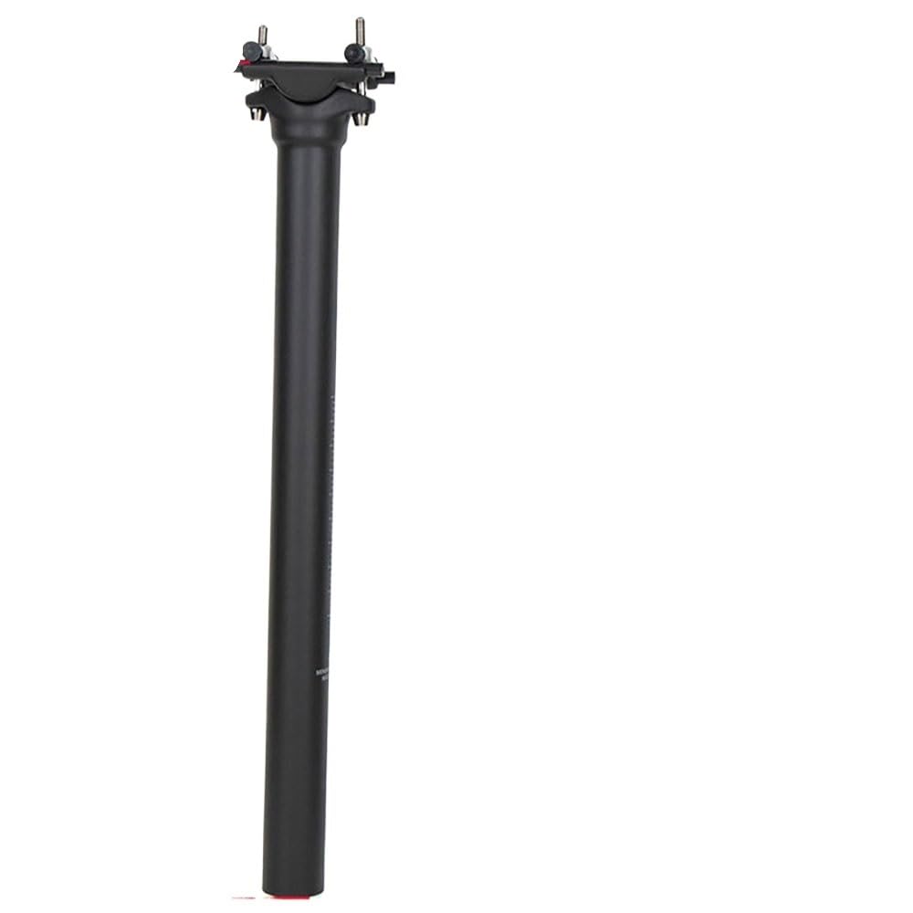 Tija Sillin Tija de sillín de Carbono 25,4/27,2/30,9/31,6 MTB/tija de sillín de Bicicleta de Carretera Ultraligera 130g Tija De SillíN(25.4x300mm)
