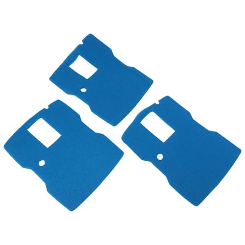 EasyByMall Lot de 3 éponges filtrantes pour pompes à fontaine Sunsun CUF-6000, VIVOHOME 530660 & COODIA 660 - Filtres de rechange en coton polyuréthane