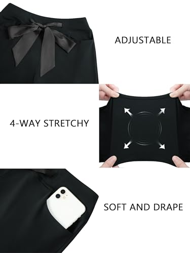 SEVEGO Tall Womens 30"/32"/34" Casual Loose Wide Leg Pants High Waisted Yoga Pants Comfy Palazzo Workout Lounge Trousers4