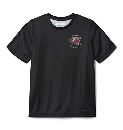 Image of Columbia Kids' Collegiate Terminal Tackle Short Sleeve Shirt
