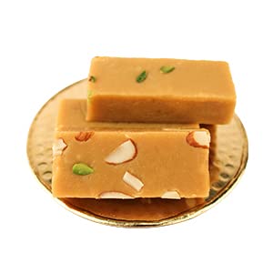 Image of ANAND Malt Burfi 200g Sweets Box Premium Traditional Malt Sweet Made with Pure Ghee & Dry Fruits | Soft & Rich Indian Mithai | Authentic Barfi for Festive Gifting, Pooja & Everyday Dessert Cravings