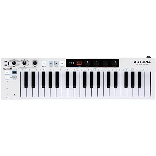 Arturia Keystep 37 37-Key Controller & Sequencer Bundle W/Samson Headphones & Liquid Audio Polishing Cloth #TOP3