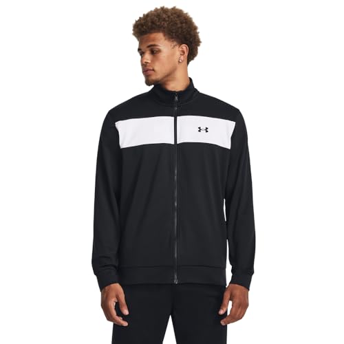 Veste Twister Under Armour coupe-vent sport homme noir et blanc confortable