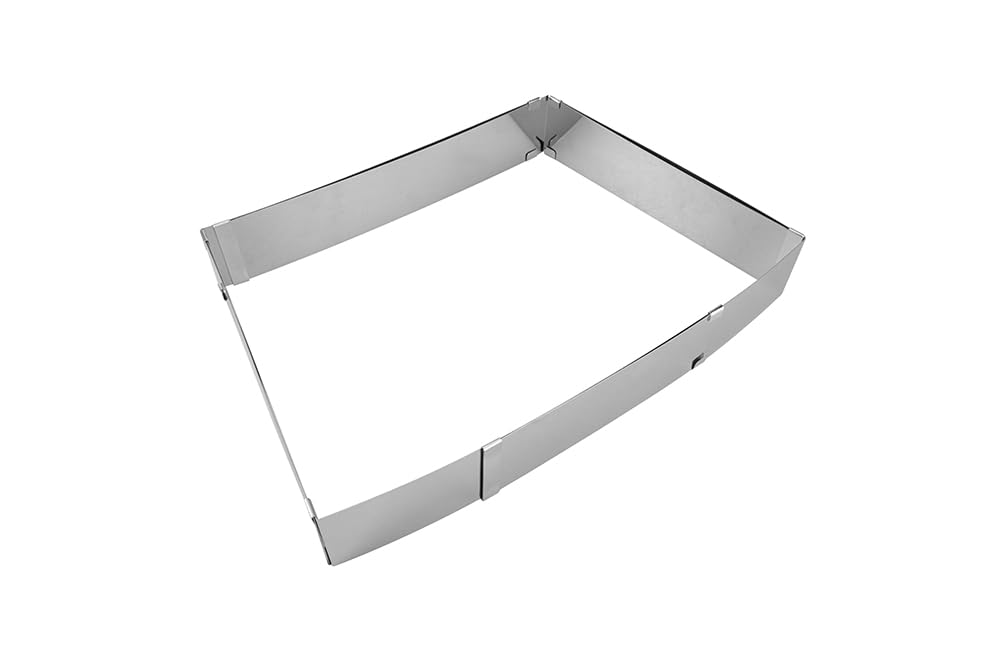 Porland Cosa Kare Ayarlanabilir Kek Halkası 20cm-38