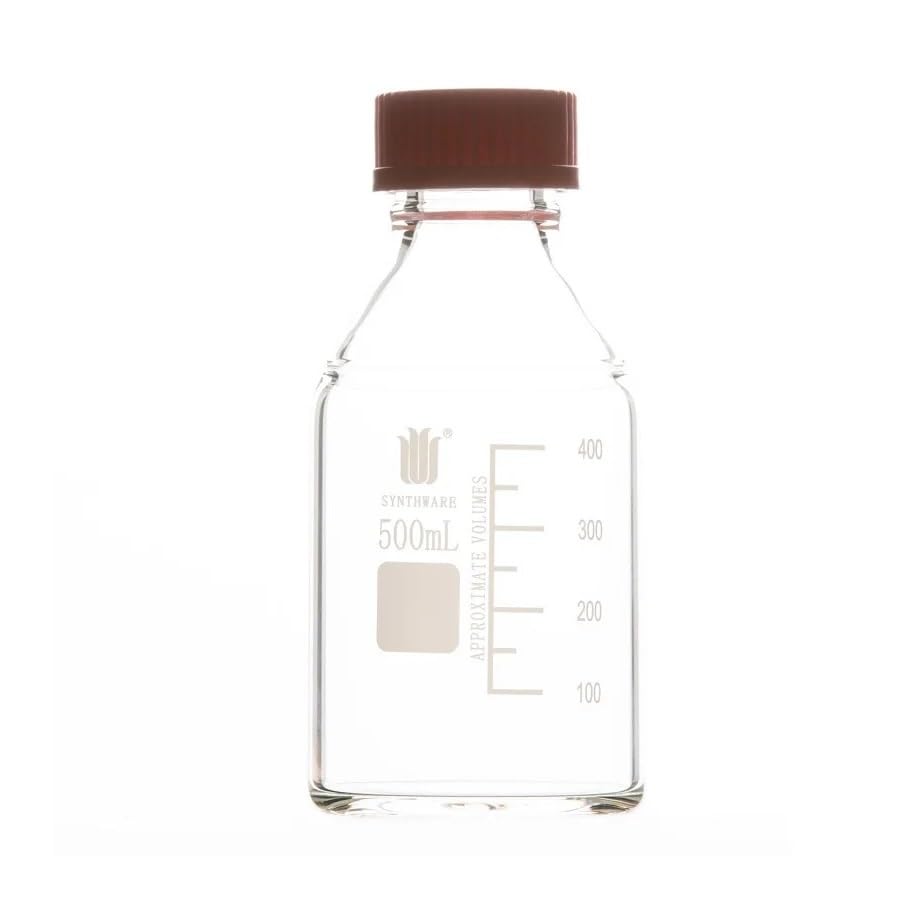 Botella de reactivo con boca roscada GL45mm, incluye anillo de sellado de PE, junta de PE, tapa interior con hebilla de PE, B14(250mL-B140250N)(1000mL-B141000N)