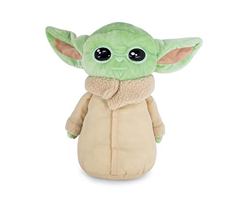 Loungefly Star Wars: The Mandalorian The Child 12-Inch Plush Toy with Pocket Zipper | Baby Yoda Plush Clip-On Doll | Super Soft Star Wars Stuffed Animals Plushie