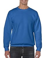 Gildan Men's Fleece Crewneck Sweatshirt, Royal, Medium