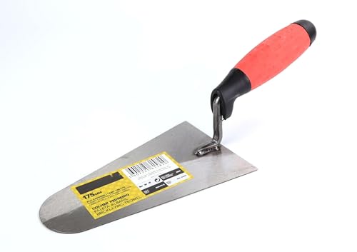 Paleta albañil - acero carbono, 175 mm, resistente y durable, ideal para aplicar mortero y nivelar superficies de construcción.*