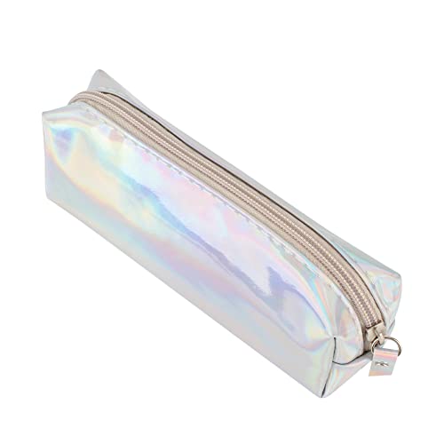 Image of Aisa Pencil Case Holographic Zipper Pen Bags Cosmetics Bags