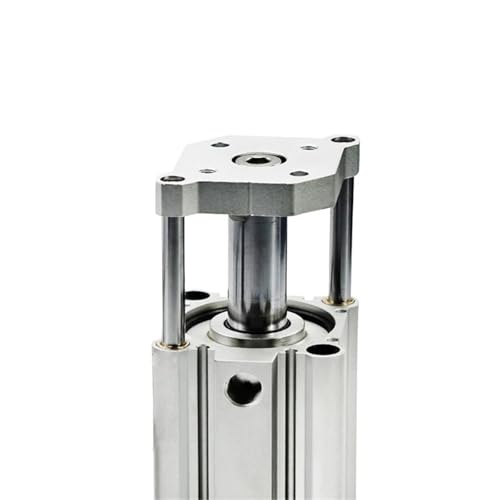 Cilindro neumático CQMB de 16mm con doble efecto y guía de vástago de 50mm 3