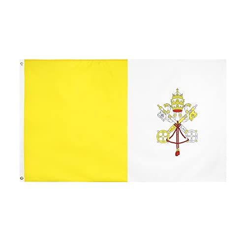 Minyose Bandera del Vaticano de los 60x90cm los 90x150cm para la decoración Cover