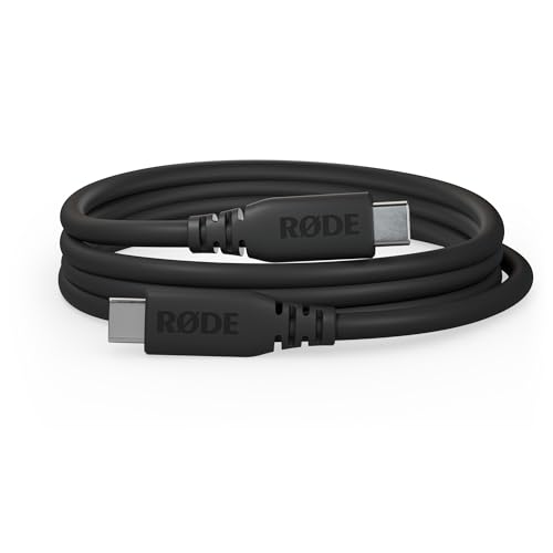 Image of RODE SC27 SuperSpeed USB-C to USB-C Cable for Fast Data Transfer up to 5Gbps and 60W Power Supply (2m, Black)