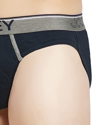 Image of Jockey 8044 Men's Super Combed Cotton Rib Solid Brief with Ultrasoft Waistband