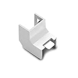 Material: PVC ARLI Kabelkanal 16x16mm 10x Eckstück innen PVC Installationskanal Zubehör Ecken Montage