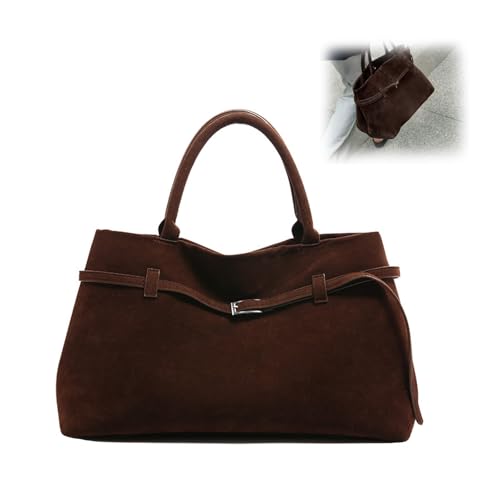 Bolso Hobo Slouchy de Gamuza Sintética para Mujer miniatura 1