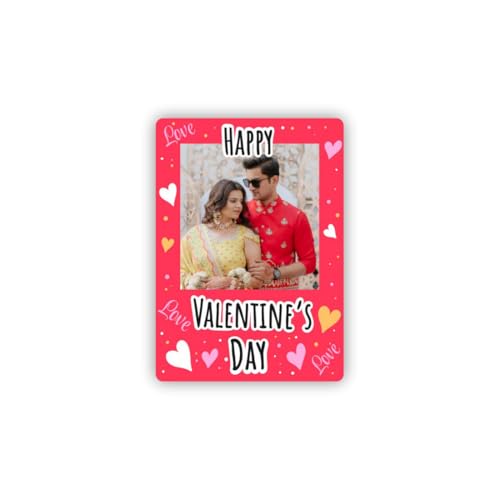 Image of Zesta Customized Fridge Magnet with Photo | Personalized Photo Frame Magnet for Fridge | Custom Picture Fridge Magnets | Polaroid Style Memory Photo Magnets for Birthday, Anniversary -3X2 Inches