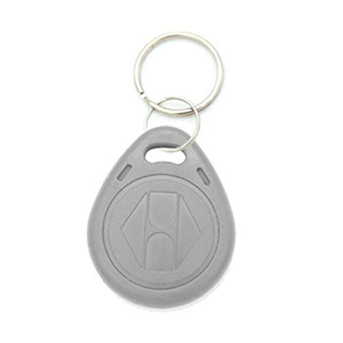 TOOLSTAR Writable Cards, 10PCS 125Khz RFID ID Card Key Fobs RFID Proximity ID Card Token Tags NFC Token tag Key Fobs Keyfobs for Access Contorl System - RewritableGray