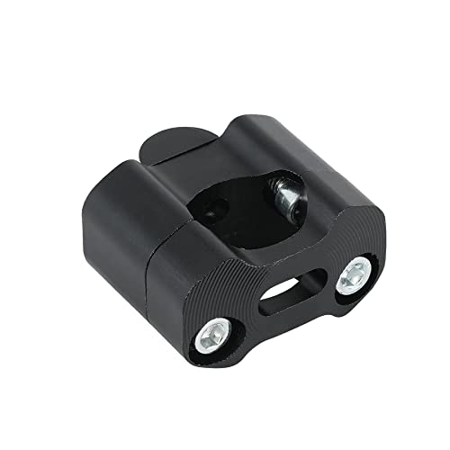 Besnor Motorcycle Handlebar Risers, Universal 1-1/8"(28Mm) 7/8"(22Mm) Fat Bar Adapter Mount Clamp, For Motorcycle Atv Dirt Pit Bike Bar, Aluminum Alloy Black #TOP5