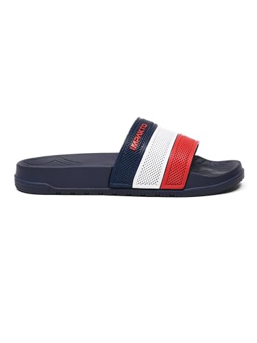 Image of Impakto Men's Casual Sliders | Cushioned Comfort Slip-On Slipper | Lightweight EVA Sole | Slippers for Home & Outdoor Use