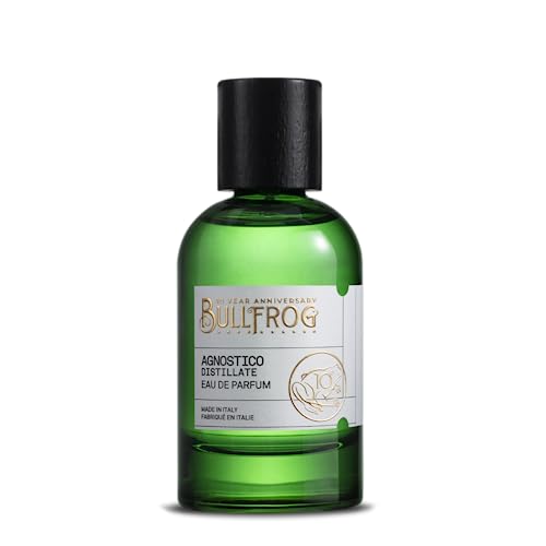 Bullfrog Eau de Parfum Agnostico Distillate 100ml: Anis-, Holz- und Gewürzduft mit Noten von Zitrone, Muskatnuss und rosa Pfeffer – Made in Italy