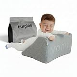 Vonu Burplee 4-in-1 Baby Support Cushion - Tummy Development, Gas Relief Assistance & Easy Burping | Firm Memory Foam, Washable Cover | Comfortable Positioning for Babies 0-9 Months