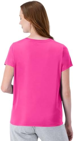 Hanes Womens Cool Dri Performance V-Neck T-Shirt, Moisture-Wicking Short Sleeve Tee, 40+ UPF Protection, 1 Or 5 Pack